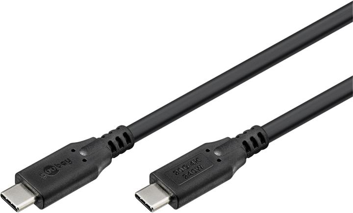 Immagine prodotto Goobay Cavo USB-C, USB4, 240 W, 20 Gbit/s, Power Delivery, 2 m (2 m, USB 4.0)