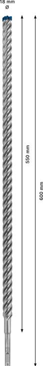 Actual product image Bosch Professional Zubehör EXPERT SDS plus-7X hammer drill, 18 x 550 x 600 mm (18 mm)