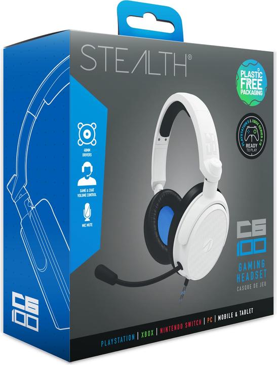 Image du produit Stealth C6-100 Casque de jeu-BL/WH
