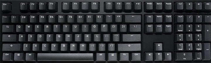 Actual product image Ducky Origin Gaming Keyboard, Cherry MX-Silent-Red (US) (US, Cable)
