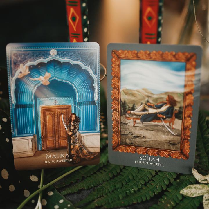 Produktbild Sufi-Tarot - Der Weg des Herzens: 78 Tarotkarten mit Anleitung (Deutsch, Ayeda Husain, 2023)