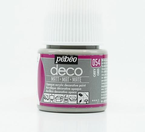 Produktbild Pebeo Deco Matte Acrylfarben (Grau, 45 ml)