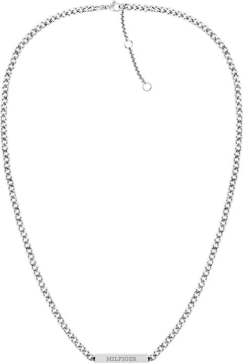 Tommy Hilfiger Layered Pendant Halskette (Edelstahl, 55 cm)