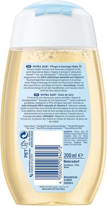 Produktbild NIVEA Pflege & Massage Baby Öl