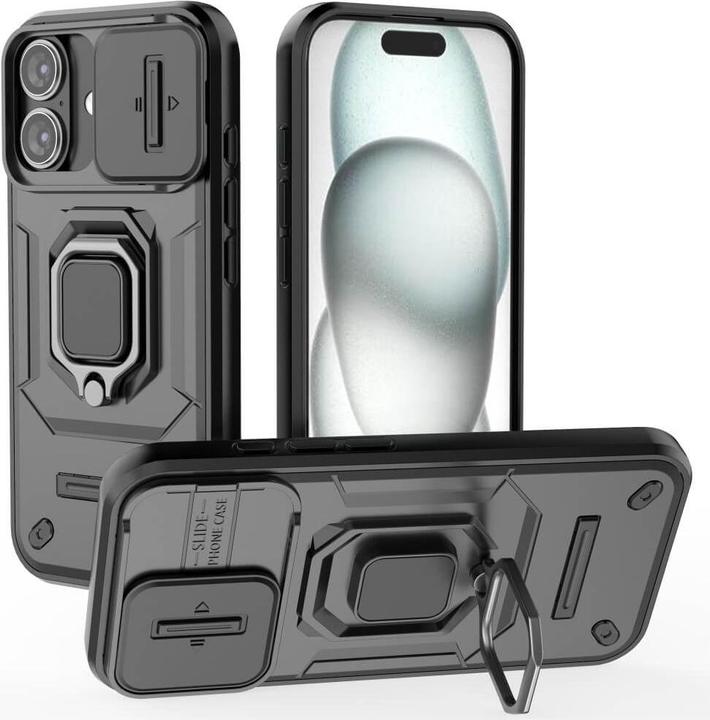 Image du produit Cover-Discount iPhone 16 - Armor Case avec kickstand (Apple iPhone 16)