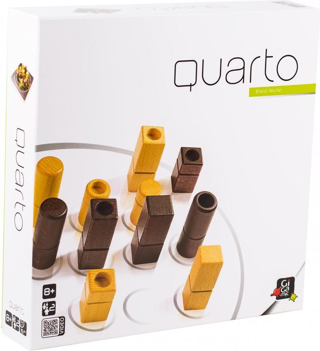 Actual product image Gigamic Quarto Classic (French, English, Italian, German)