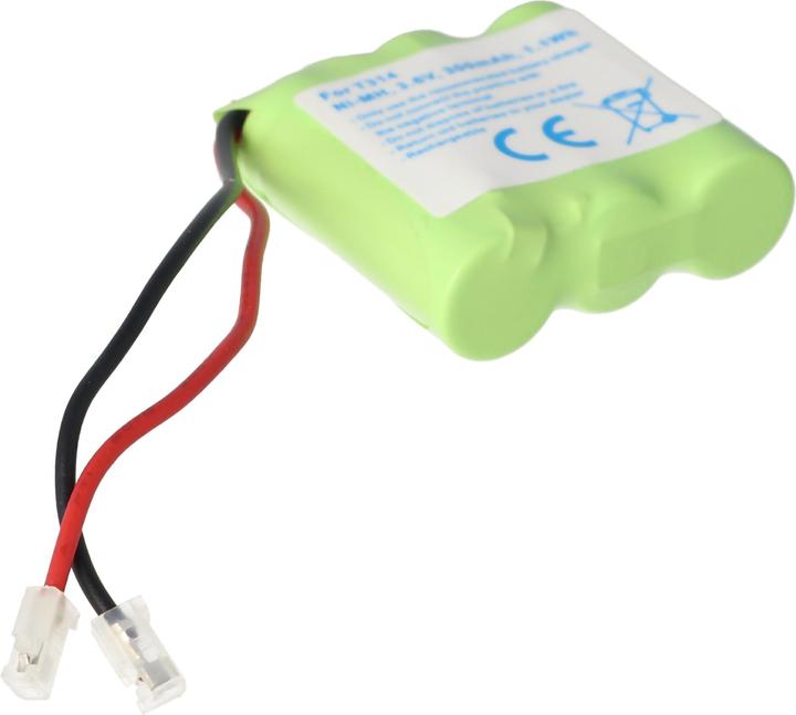 Actual product image AccuCell Battery suitable for cordless telephone Universal, AUDIOL, Sagem, NiMH, 3.6V, 300mAh