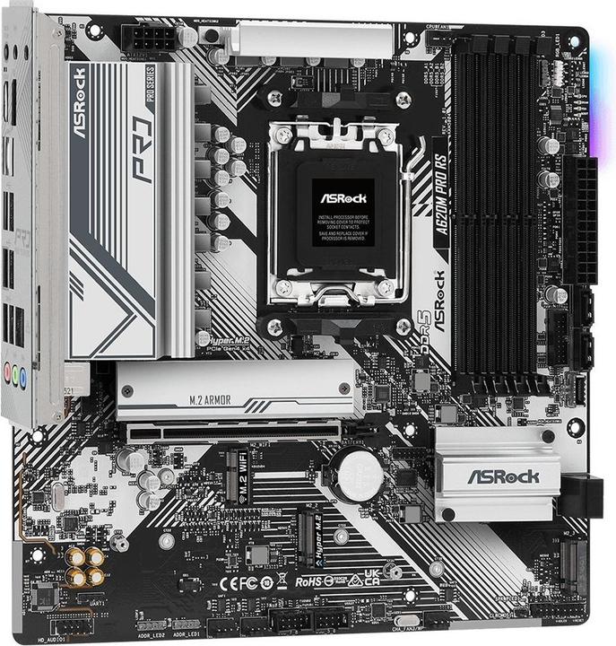 Produktbild AsRock A620M Pro RS (AM5, AMD A620, mATX)