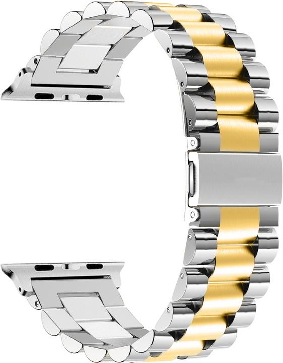 Actual product image Andi be free Apple Watch Steel Strap with Folding Buckle