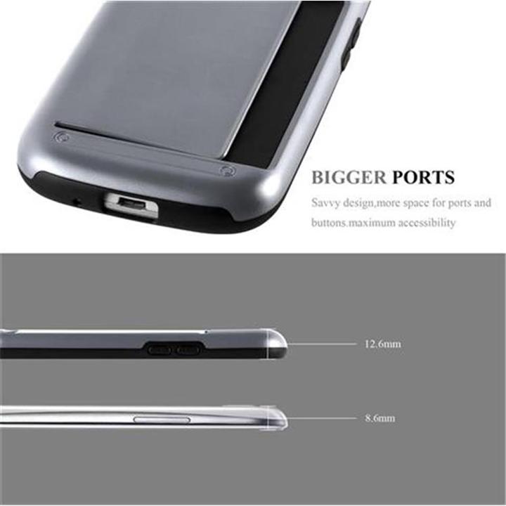 Produktbild Cadorabo Hybrid Schutzschild Hülle mit Kartenfach (Samsung Galaxy S3 Neo, Samsung Galaxy S3)