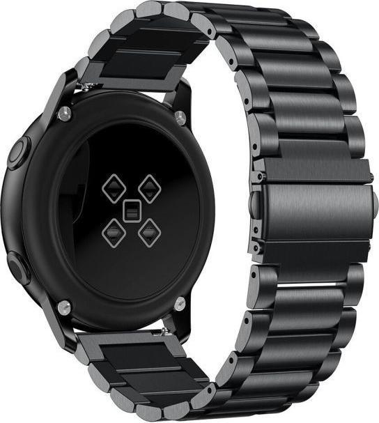 Produktbild MU Style Link Series Edelstahl Ersatz Armband (22 mm, Echtleder)