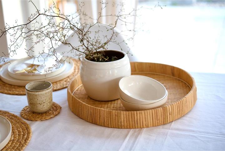 Actual product image Zeller Present Decorative tray "Nature", rattan