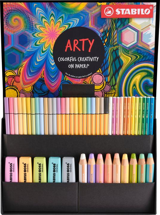 Actual product image STABILO Mixed Pastel Arty (Multicoloured, 50 x)