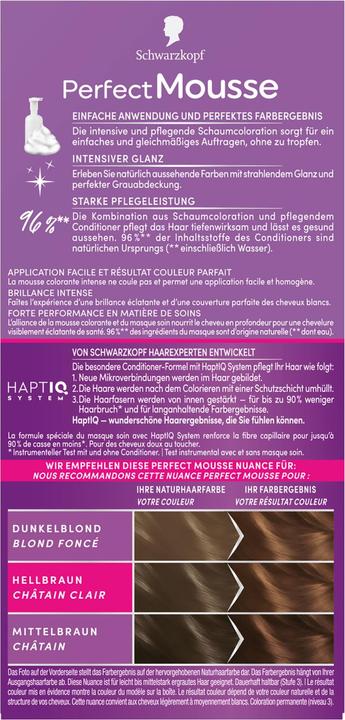 Produktbild Schwarzkopf Perfect Mousse (Helles Schokobraun)