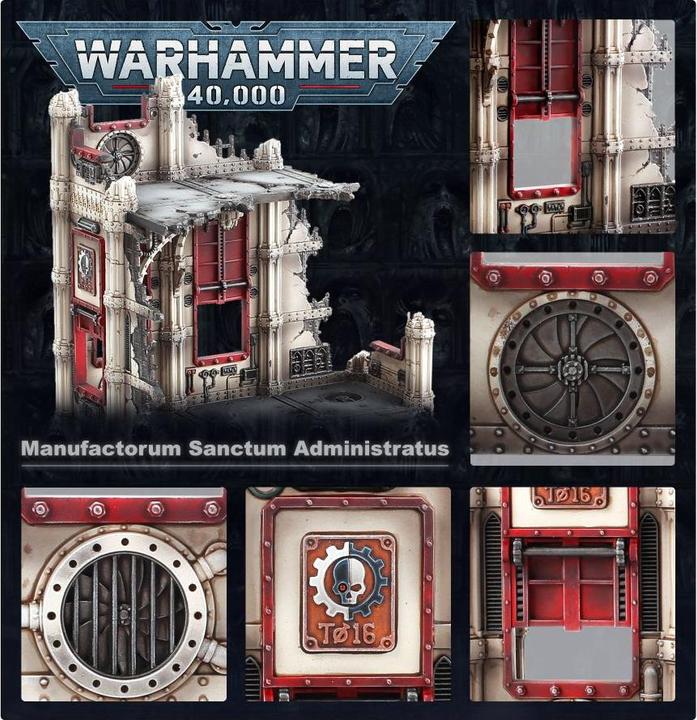 Actual product image Games Workshop Warhammer 40k - Battlezone: Manufactorum - Sanctum Administratus (Plastic)
