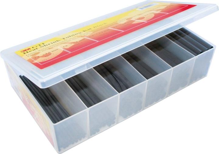 Actual product image 3M Shrink tubing assortment Schw (104 x)