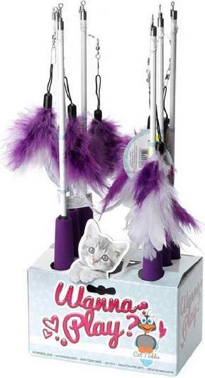 Image du produit EBI Cannes à pêche téléscopique, 35 - 39 cm, violet-blanc