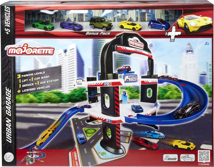 Produktbild Majorette Urban Garage mit 5 Autos