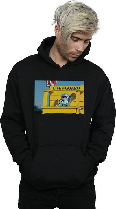 Immagine prodotto Disney Lilo And Stitch Life Guard Felpa con Cappuccio Uomo (XXL)