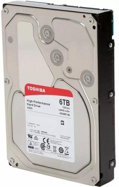 Produktbild Toshiba X300 (6 TB, 3.5", CMR)