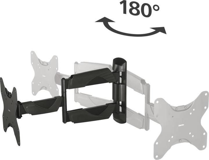 Actual product image Hama TV wall bracket, swivel, tilt, extendable, 122 cm (48") up to 35 kg (Wall, 48", 35 kg)