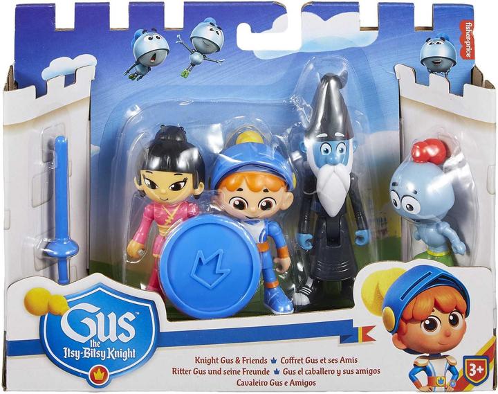 Produktbild Mattel Gus der klitzekleine Ritter Gus & Freunde (4-pack)