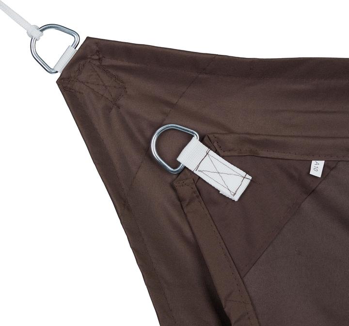 Actual product image Relaxdays Brown Trapeze Shade Sail (400 x 300 x 0.5 cm)