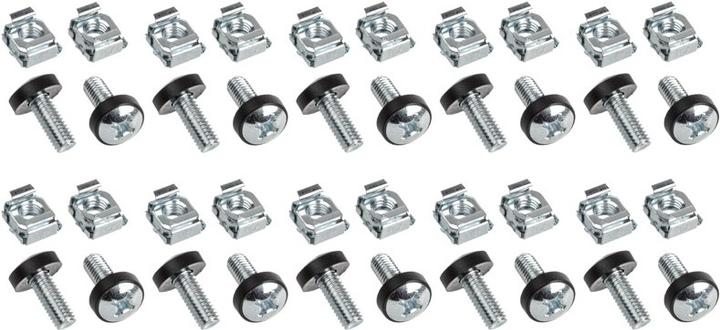 Actual product image InLine Cage nut set M6