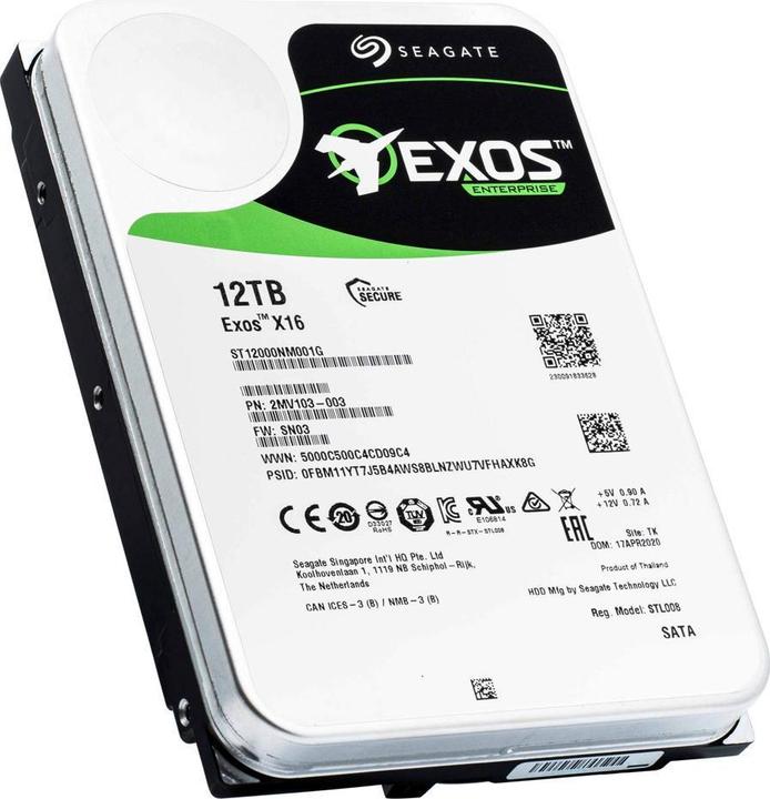 Image du produit Seagate Exos X16r (12 To, 3.5", CMR)