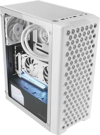 Actual product image Mars Gaming Boitier Moyen Tour Atx Mc-Ipro Avec Panneau Vitré (Blanc) (Mini-ITX, mATX, ATX)