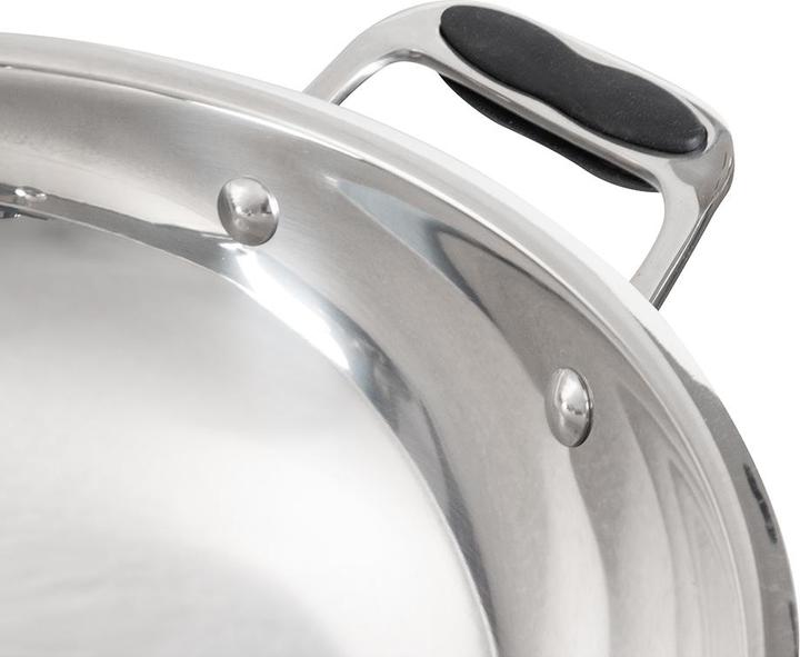 Produktbild Gastro Hero Edelstahl Wokpfanne (36 cm, Wok Pfanne, Edelstahl)