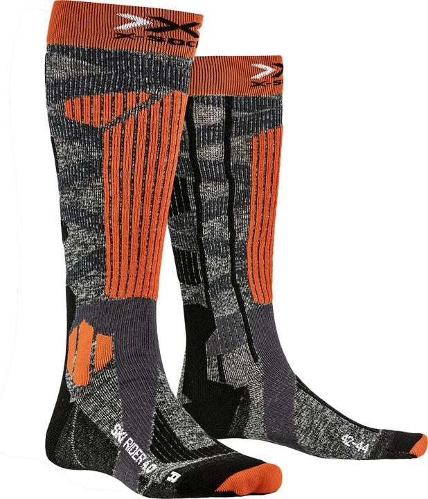 Stone Grey Melange / X-Orange