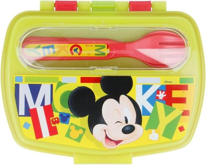 Image du produit Disney Mickey Mouse - Boîte à lunch avec couverts