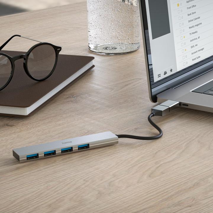 Produktbild Hama Slim (USB-A, 4 Ports)