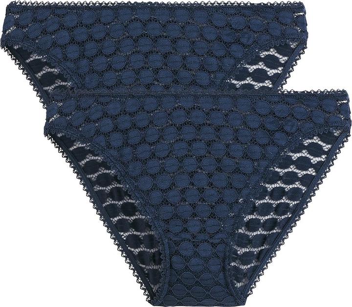 Image du produit La Redoute Collections Lot de 2 slips en dentelle Meylo (46, lot de 2)