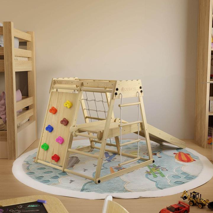 Produktbild Juskys Klettergerüst mit Rutsche