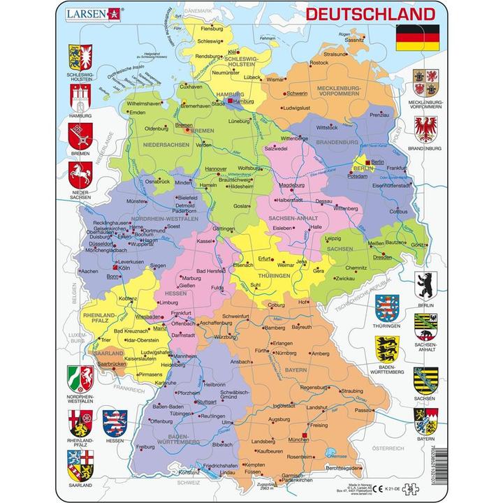 Actual product image Larsen Germany Political (48 pieces)