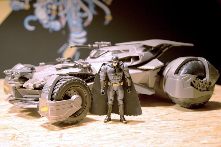 Actual product image Mattel RC Justice League Batmobile