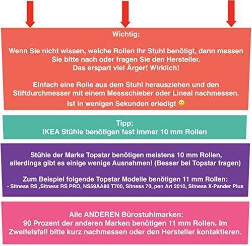Image du produit XeloTech Roulettes pour sols durs