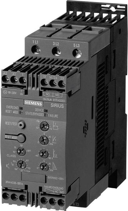 Siemens Sanftstarter 22kW 400V SIRIUS 3RW40