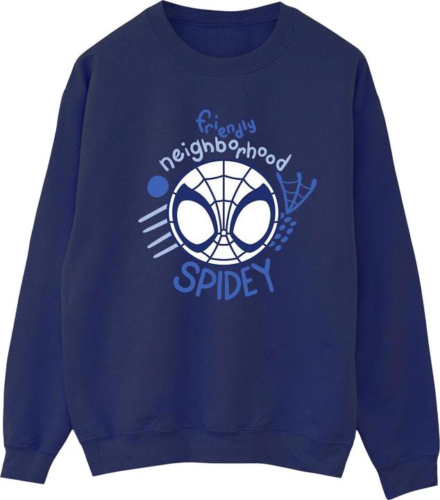 Actual product image Womens/Ladies Spidey And His Amazing Friends Neighbourhood Sweatshirt (4XL)