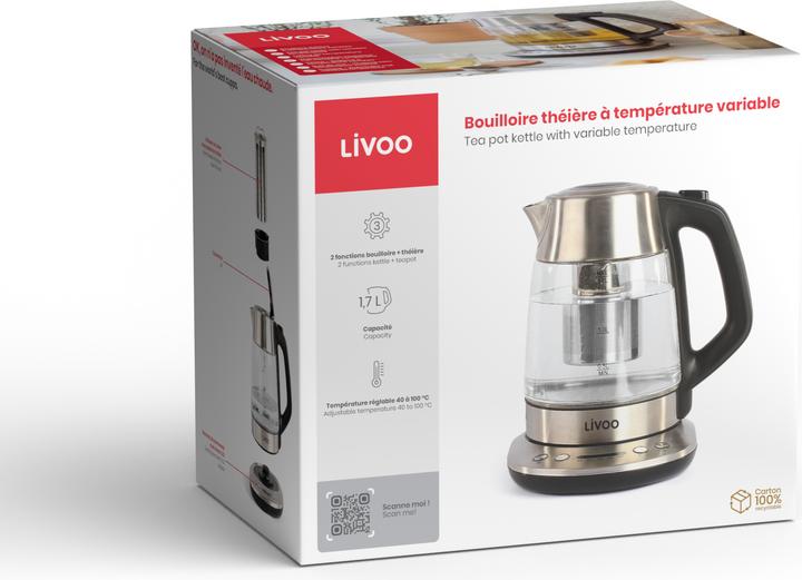 Immagine prodotto Livoo Teiera (1.70 l, Spina UE)