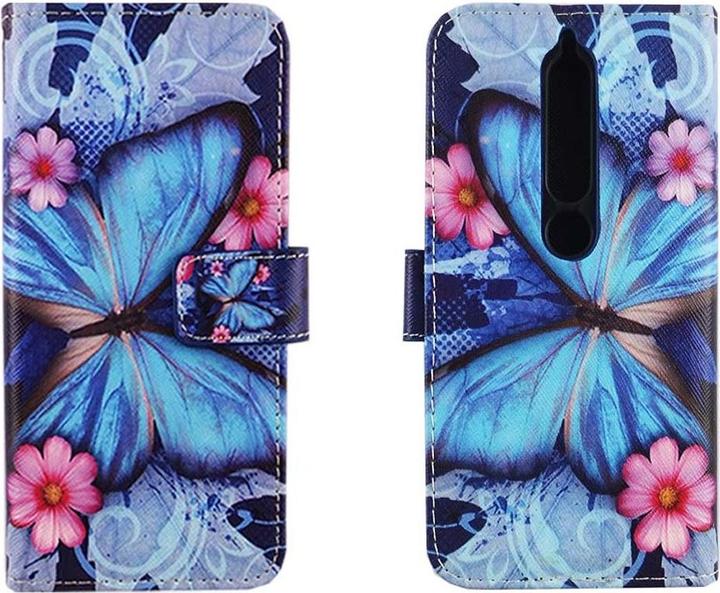 Produktbild König Design Hülle Handy Schutz für Nokia 6 (2018) Case Cover Tasche Wallet Etui Haynhülle (Nokia 6 (2018))