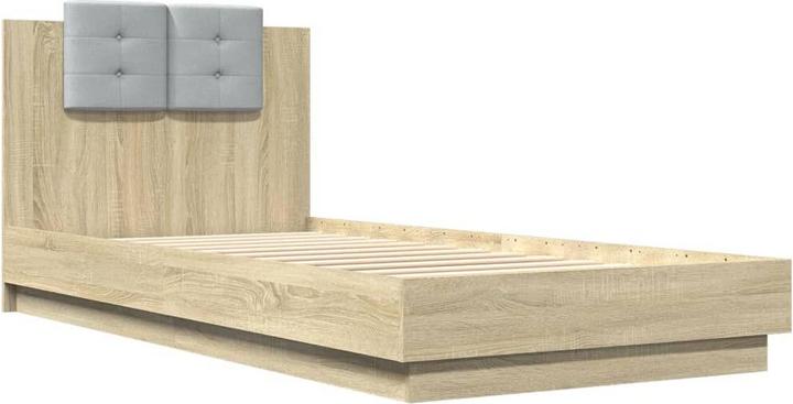 Immagine prodotto VidaXL Giroletto con testiera in rovere Sonoma (90 x 200 cm)