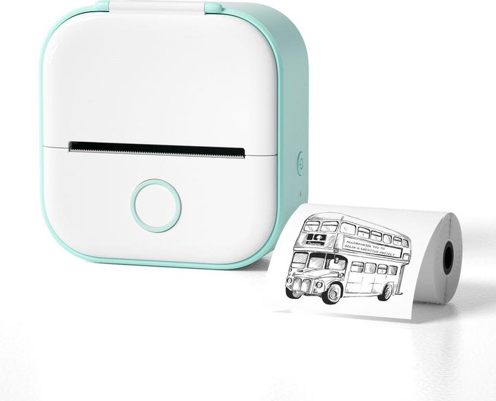 Phomemo T02 Standard Bluetooth Thermodrucker Weiss / Grün (Bluetooth)