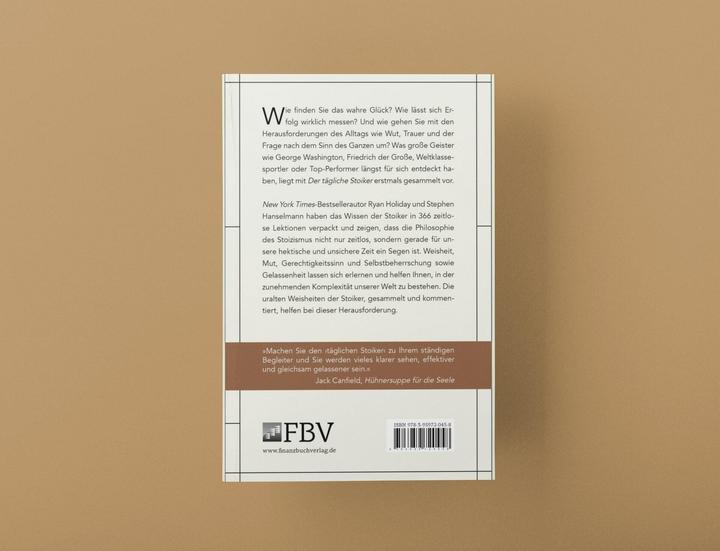 Produktbild Der tägliche Stoiker (Deutsch, Ryan Holiday, 2017)