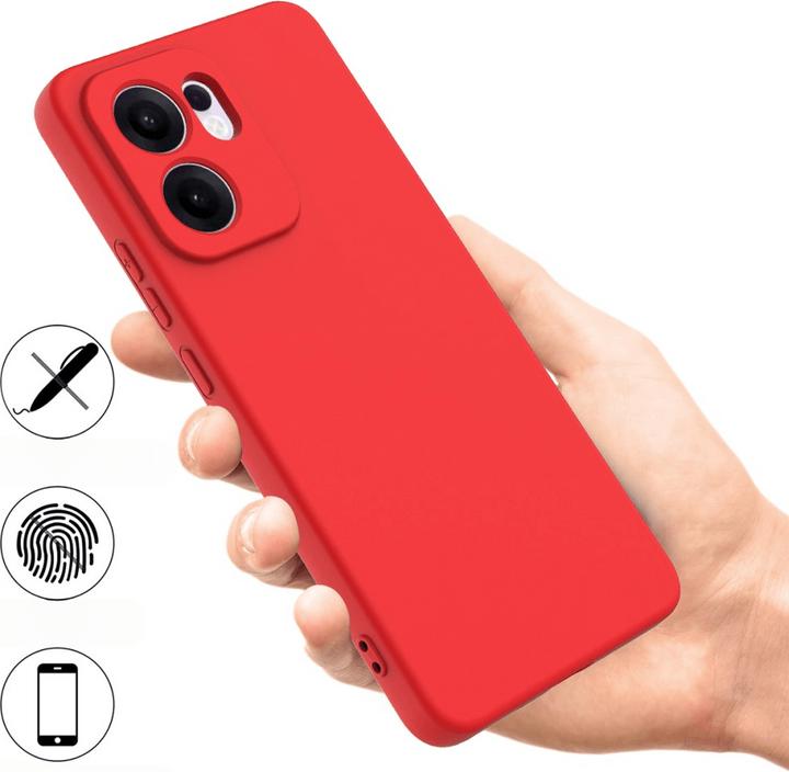 Image du produit Cover-Discount OPPO Reno13 F - Silikon Gummi Hülle mit Riemen (Oppo Reno 13 Pro)