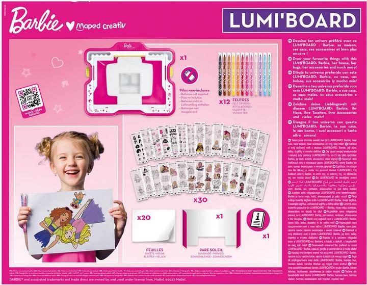 Image du produit Magni Table lumineuse LUMI'BOARD Barbie