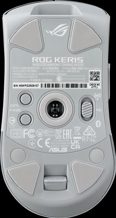 Actual product image ASUS ROG Keris Wireless Aimpoint (Wireless, Cable)