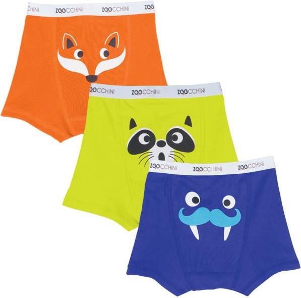 Zoochini Boxershorts 4-5J orange Multi (110, 3er Pack)